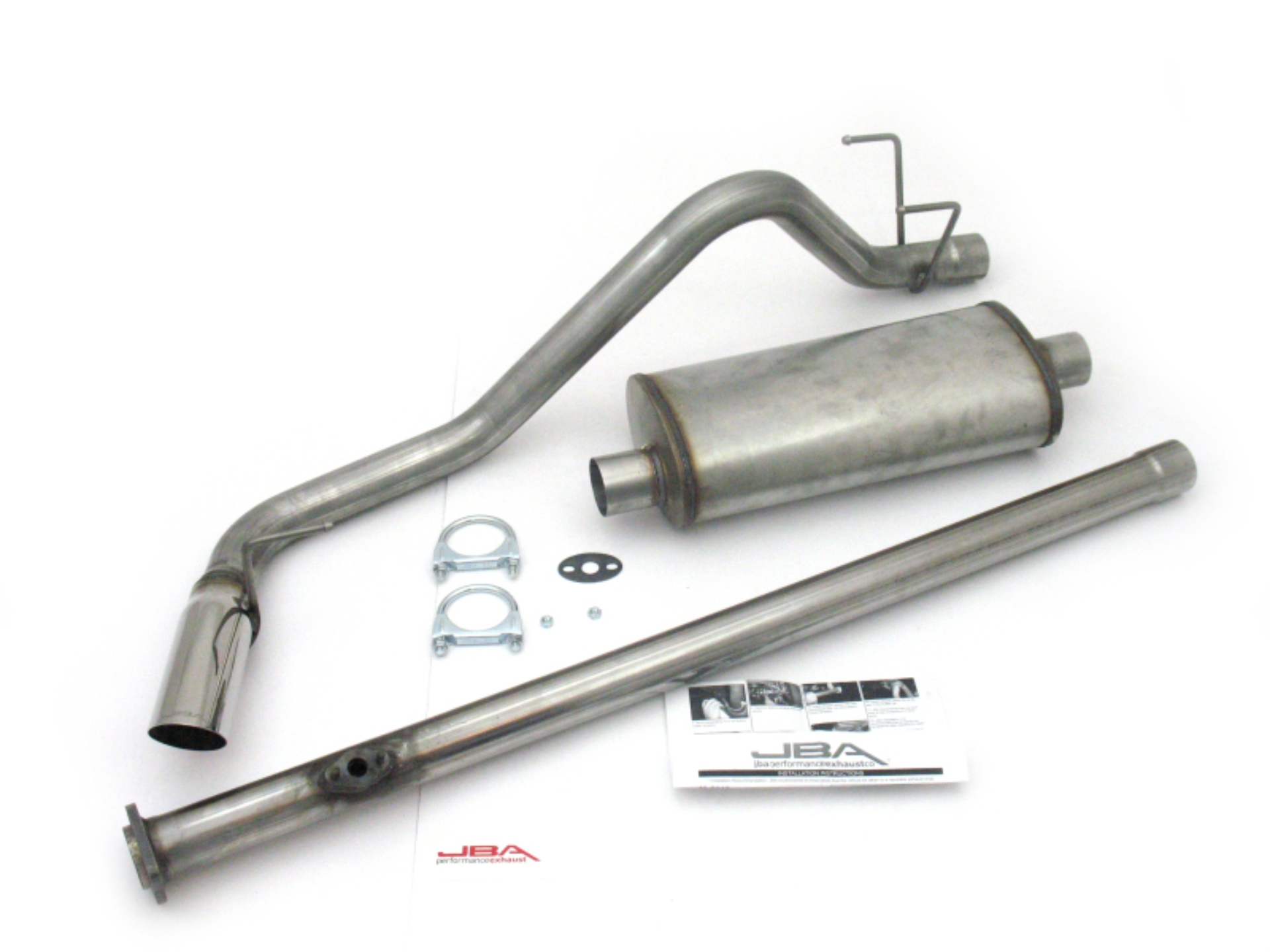 Picture of JBA 95-99 Toyota Tacoma (Xtra Cab) 2.4L/2.7L 409SS Pass Side Single Exit Cat-Back Exhaust