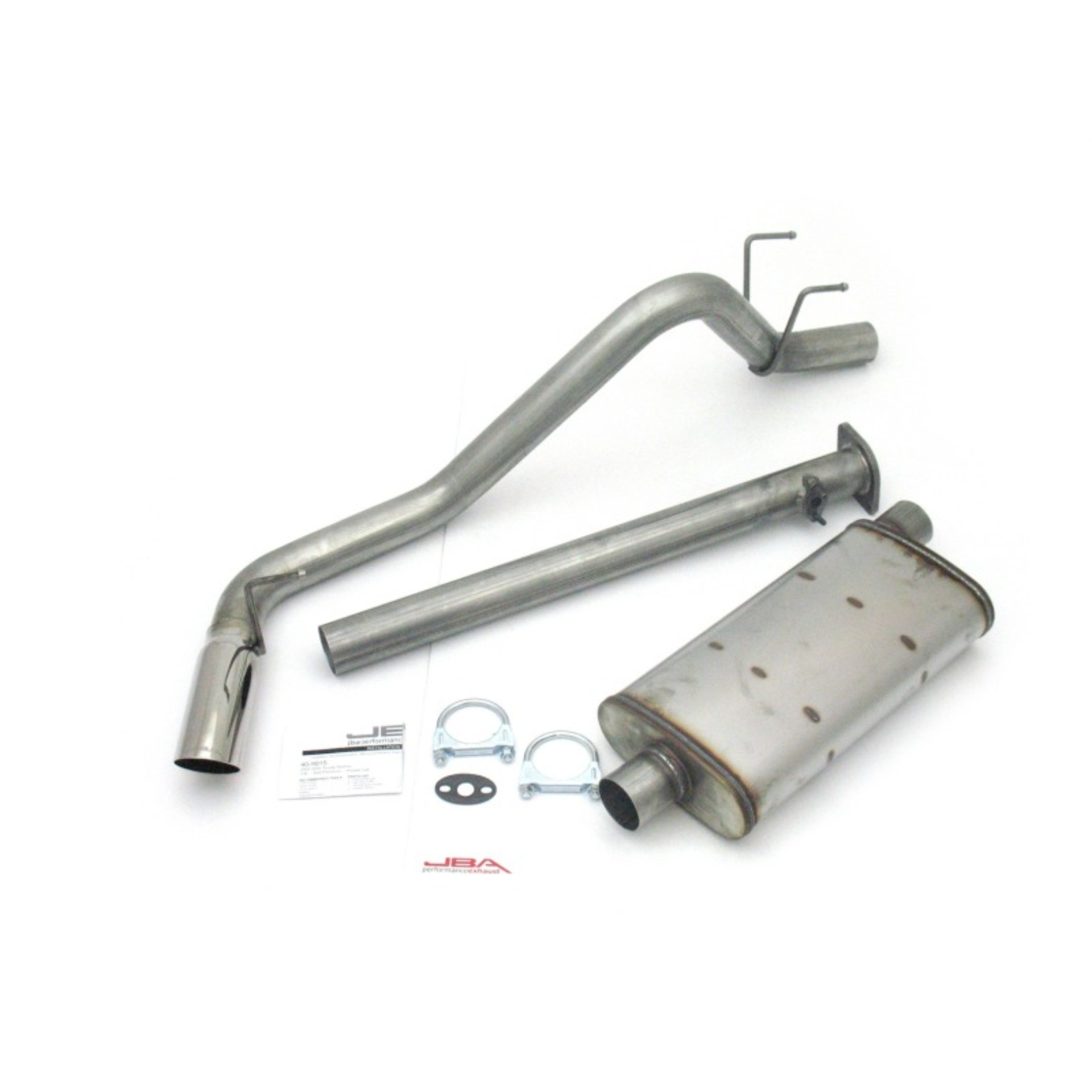 Picture of JBA 00-04 Toyota Tacoma (Xtra Cab) 3.4L 409SS Pass Side Single Exit Cat-Back Exhaust