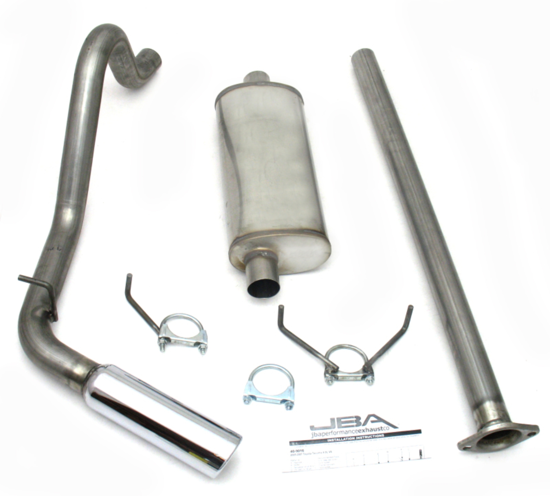 Picture of JBA 05-12 Toyota Tacoma All 2.7/4.0L 409SS Pass Side Single Exit Cat-Back Exhaust