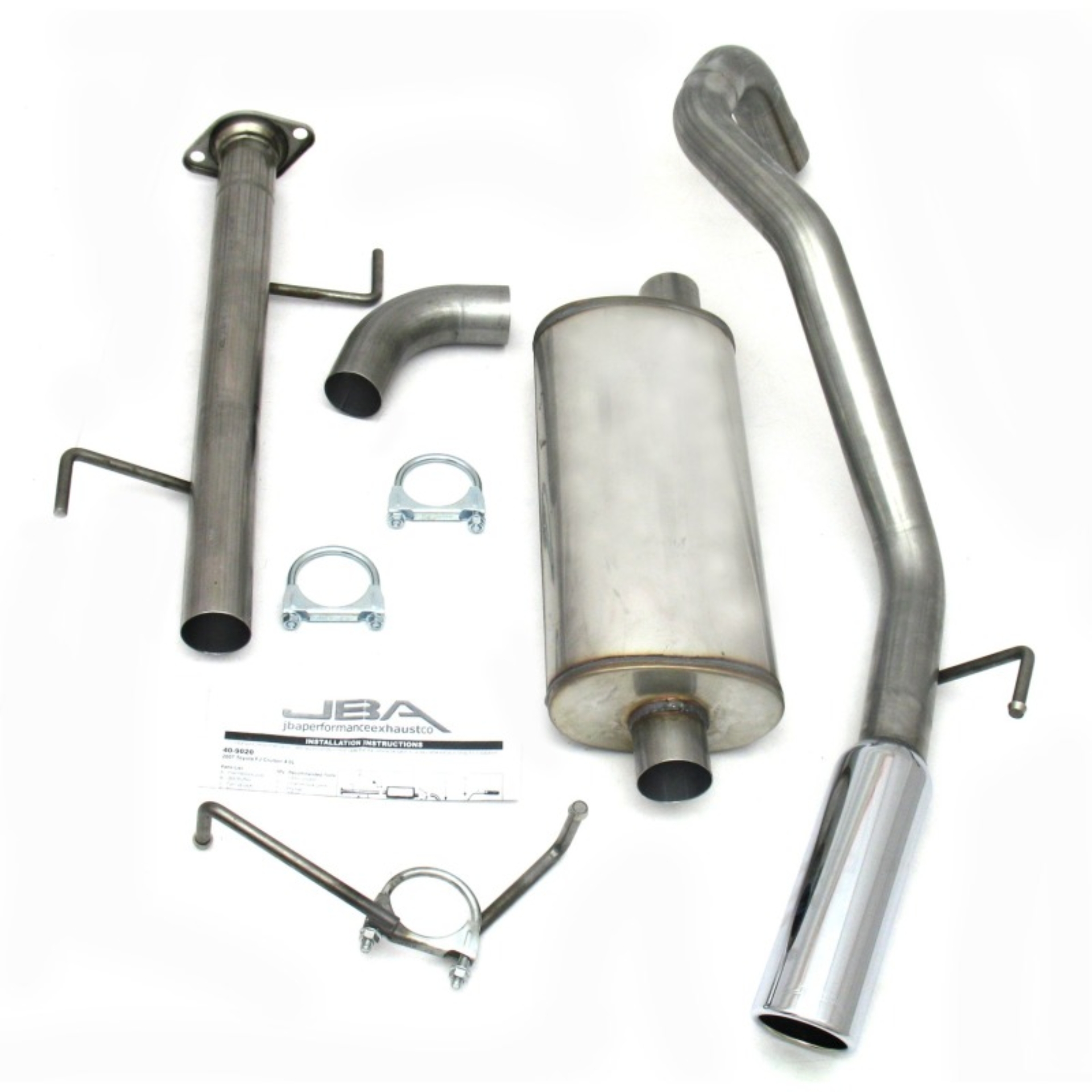 Picture of JBA 07-14 Toyota FJ Cruiser 4.0L 409SS Single Rear Exit Cat-Back Exhaust