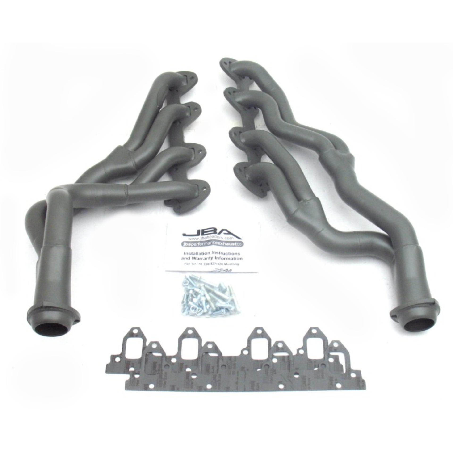 Picture of JBA 67-70 Ford Mustang 390-428 FE 1-3/4in-2-1/2in Primary Ti Ctd Tri Y Header