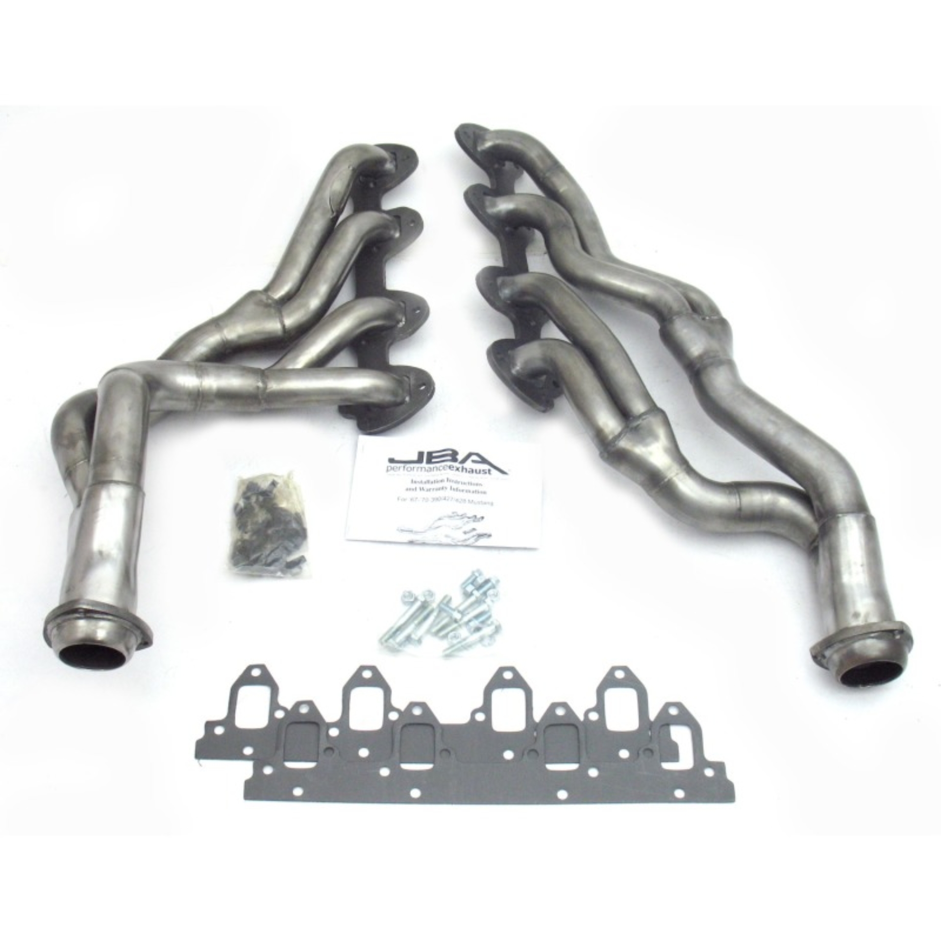 Picture of JBA 67-70 Ford Mustang 390-428 FE 1-3/4in-2-1/2in Primary Raw 409 Tri Y Header