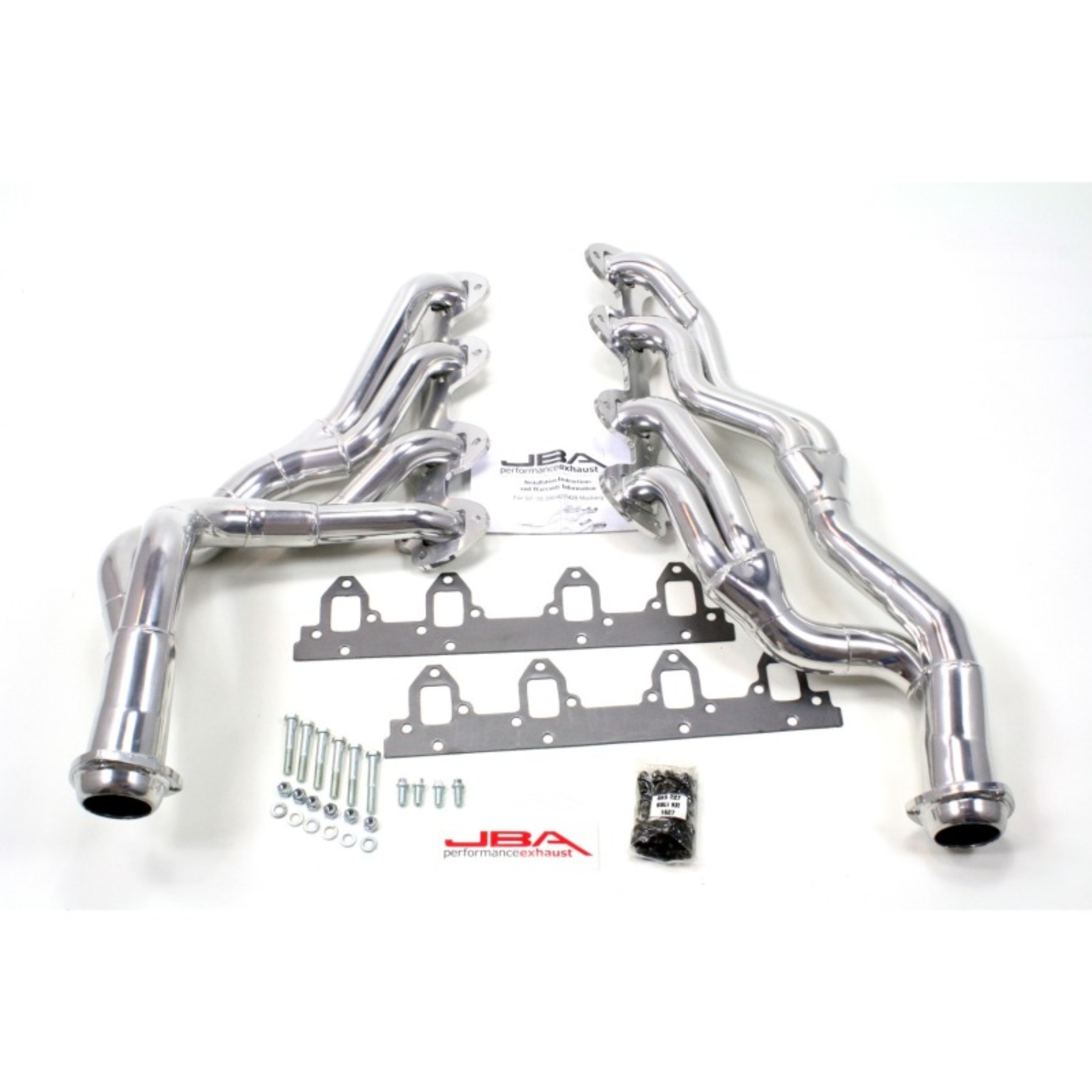 Picture of JBA 67-70 Ford Mustang 390-428 FE 1-3/4in-2-1/2in Primary Silver Ctd Tri Y Header