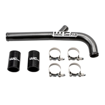 Picture of Wehrli 13-15 Dodge Cummins 6.7L w/Dual Radiator Upper Coolant Pipe - WCFab Grey
