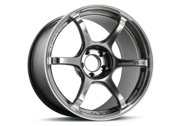 Picture of Advan RG-4 18x7.5 +47 5x114.3 Racing Hyper Black and Ring Wheel