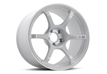 Picture of Advan RG-4 18x7 +41 4x100 Racing White Metallic and Ring Wheel