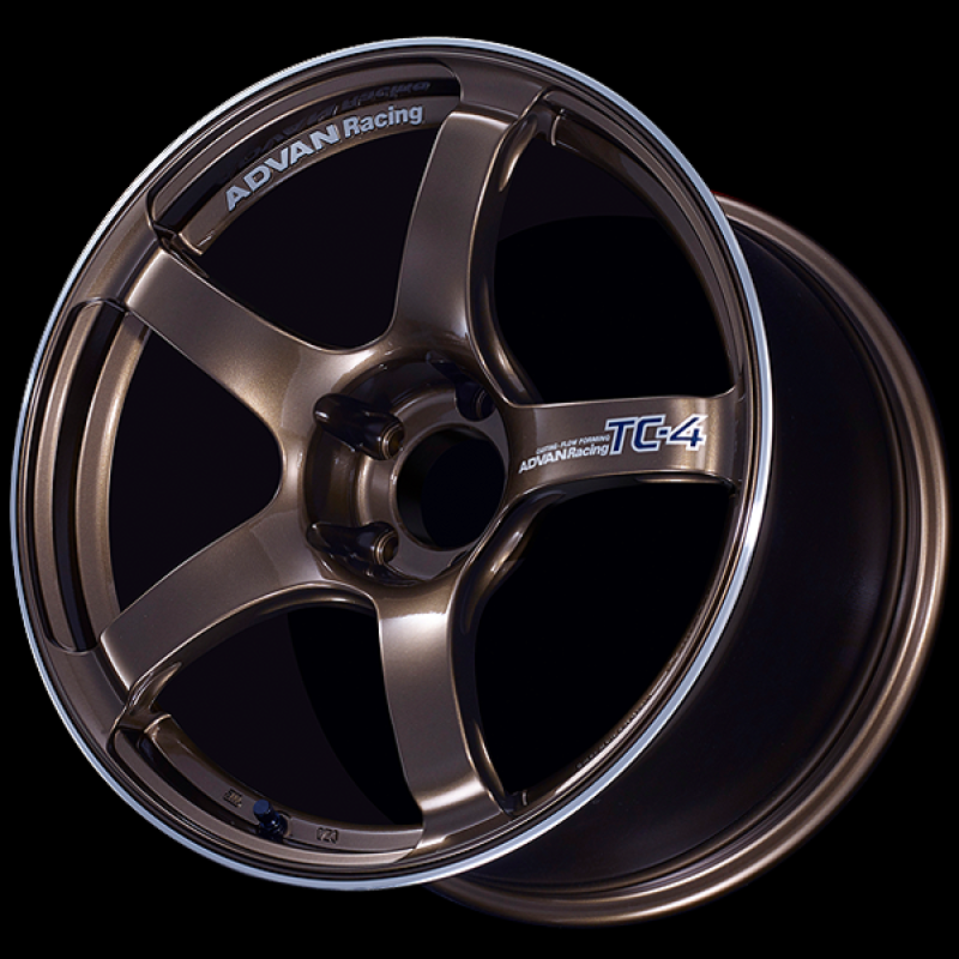 Picture of Advan TC4 18x9.5 +45 5x100 Racing Umber Bronze and Ring Wheel