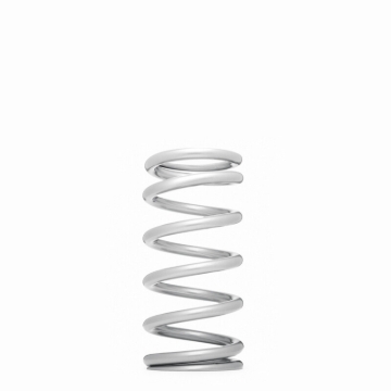 Picture of QA1 2-1/2in ID High Travel Spring - 10in Length x 750lbs/in - Silver Powder Coated