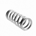 Picture of QA1 2-1/2in ID High Travel Spring - 10in Length x 850lbs/in - Silver Powder Coated