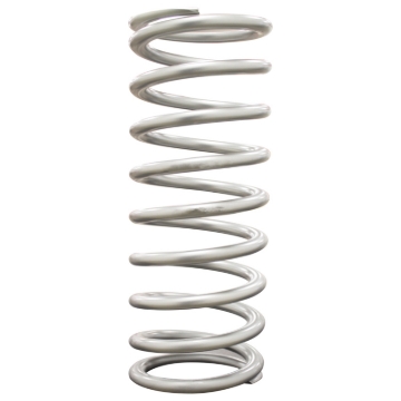 Picture of QA1 2-1/2in ID High Travel Spring - 12in Length x 110lbs/in - Silver Powder Coated