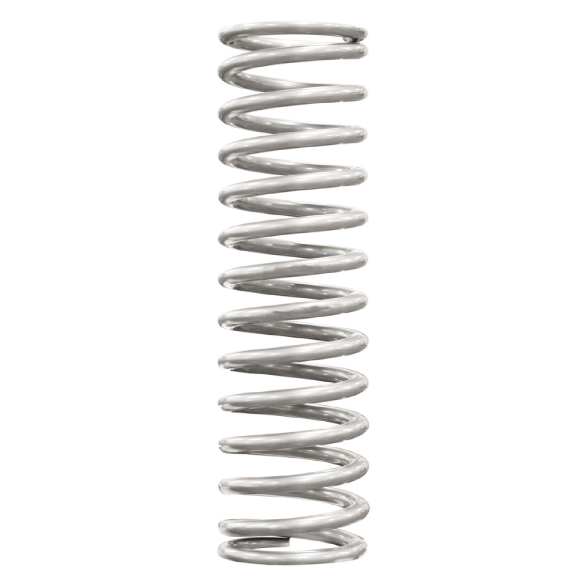 Picture of QA1 2-1/2in ID High Travel Spring - 15in Length x 300lbs/in - Silver Powder Coated
