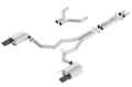 Picture of Borla Atak Cat-Back 15-17 Ford Mustang GT 5.0L V8 MT/AT 3in pipe 4in Black Chrome Tips