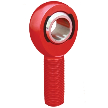 Picture of QA1 A Series Endura Rod End - Male/Right Hand - .19in Bore x 3/16-24 - Red Aluminum