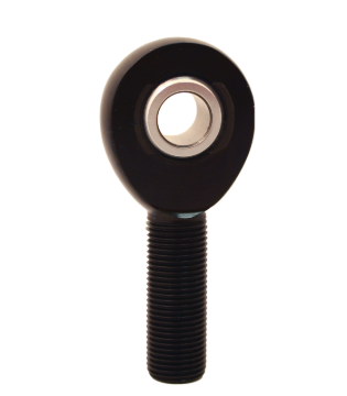 Picture of QA1 A Series Endura Rod End - Male/Left Hand - .5in Bore x 5/8-18 - Black Aluminum
