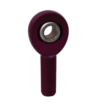 Picture of QA1 A Series Endura Rod End - Male/Left Hand - .5in Bore x 5/8-18 - Purple Aluminum