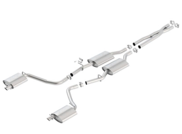 Picture of Borla 15-16 Dodge Charger 3.6L V6 ATAK Cat Back Exhaust (Uses Factory Valence)