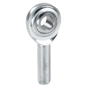 Picture of QA1 G Series 2-Pc Rod End - Male/Left Hand - .4375in Bore x 7/16-20 - Stainless Steel w/PTFE