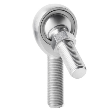 Picture of QA1 K Series 3-Pc Rod End - Male/Left Hand - .625in Bore x 5/8-18 w/Stud - Carbon Steel