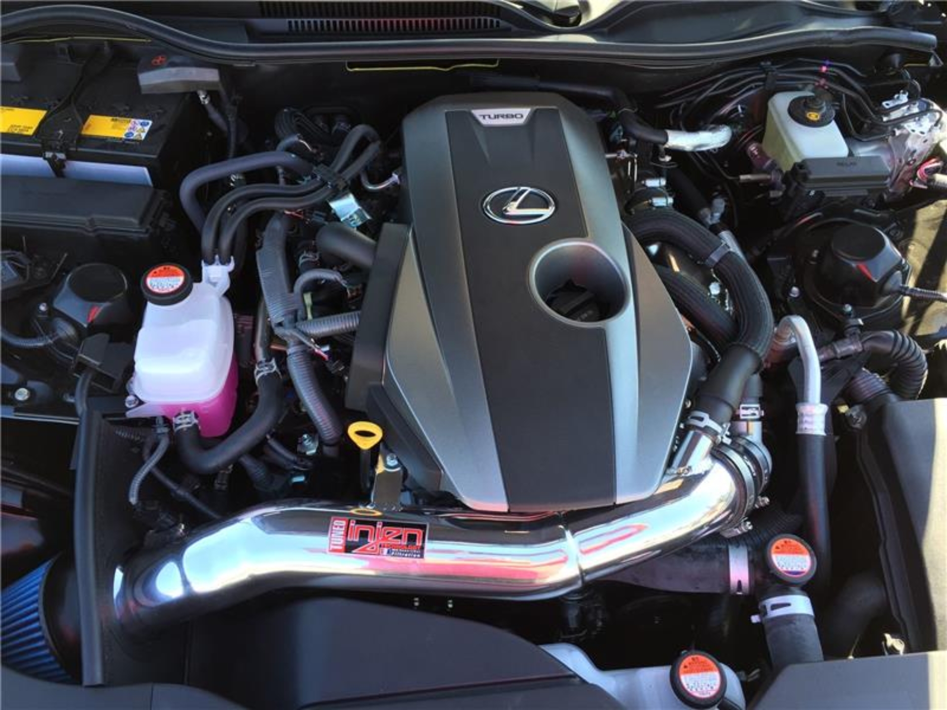 Picture of Injen 16-17 Lexus IS200T/RC200T 2.0L Polished Short Ram Air Intake w/ MR Technology