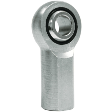 Picture of QA1 N Series Injection Molded Rod End - Female/Left Hand - .4375in Bore x 7/16-20 - Carbon Steel