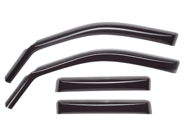 Picture of WeatherTech 14+ Jeep Cherokee Front and Rear Side Window Deflectors - Dark Smoke