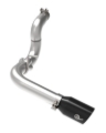 Picture of aFe 20-21 Jeep Wrangler Large Bore-HD 3in 304 Stainless Steel DPF-Back Exhaust System - Black Tip