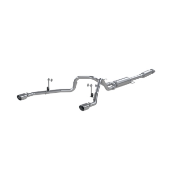 Picture of MBRP 2021+ F-150 2.7L/ 3.5L Ecoboost, 5.0L 3in Cat Back 2.5in Dual Split Rear