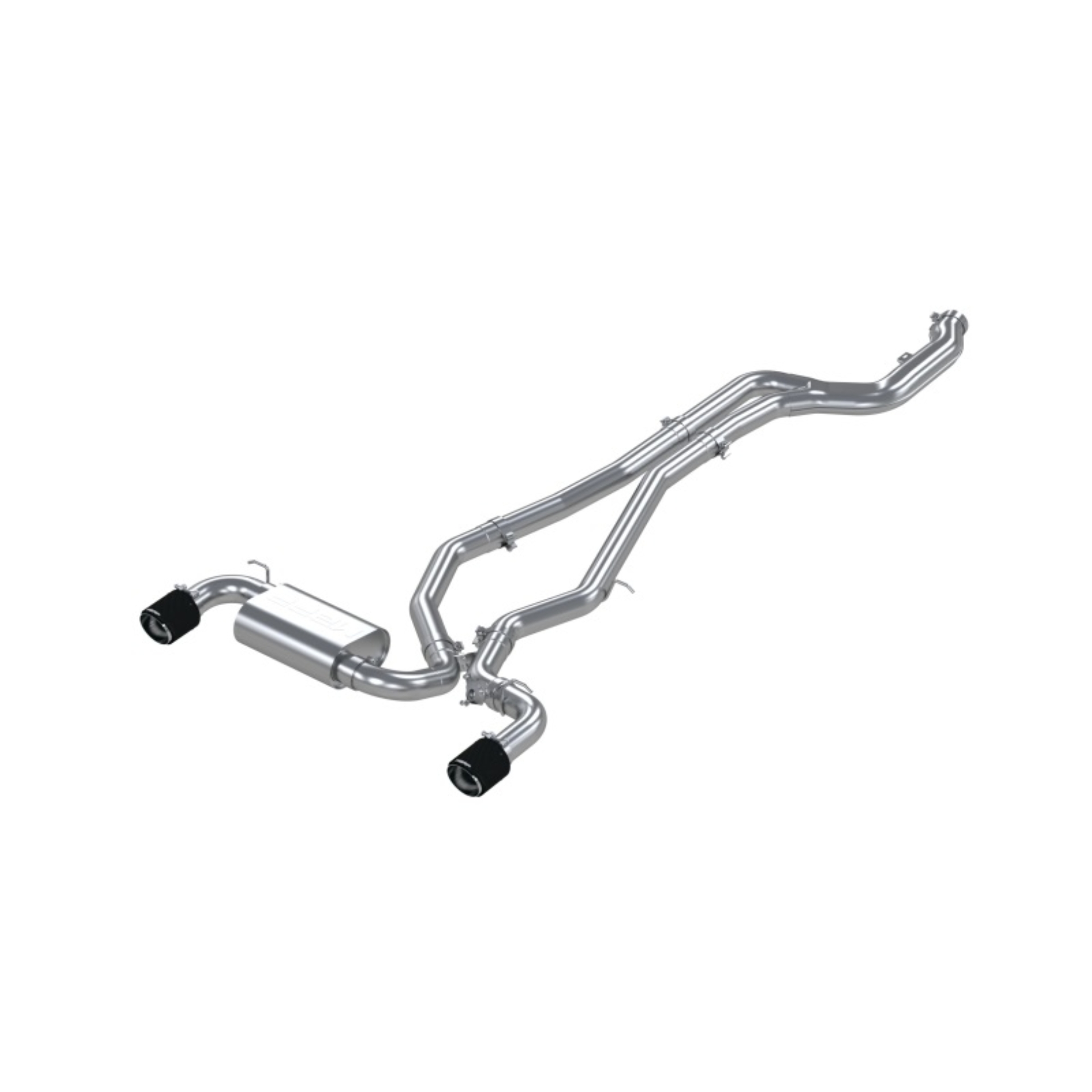 Picture of MBRP 2020+ Toyota Supra 3.0L 3in Catback Dual Rear Carbon Fiber Tips - T304