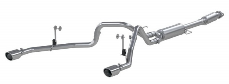 Picture of MBRP 2021+ F-150 2.7L/ 3.5L Ecoboost, 5.0L 3in Cat Back 2.5in Dual Split Rear