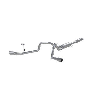 Picture of MBRP 2021+ Ford F-150 5.0L/3.5L/ 2.7L Ecoboost 3in Cat Back 2.5in Dual Split Exit T409 Exhaust