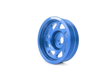 Picture of PERRIN 93-14 Subaru Impreza (Incl. 02-14 WRX) / 04-21 STI Lightened Crank Pulley - Blue