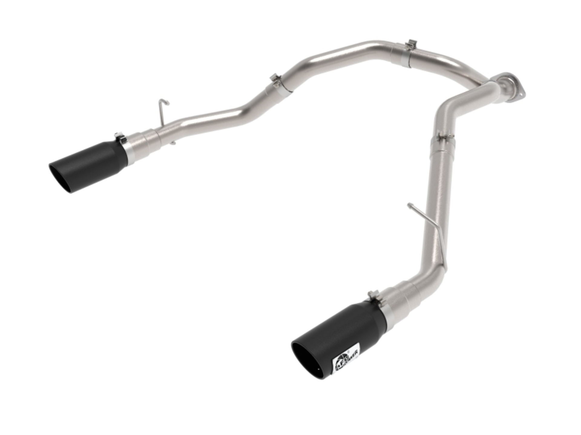 Picture of aFe Large Bore-HD 3 IN 409 Stainless Steel DPF-Back Exhaust System w/Black Tip RAM 1500 20-21 V6-3.0