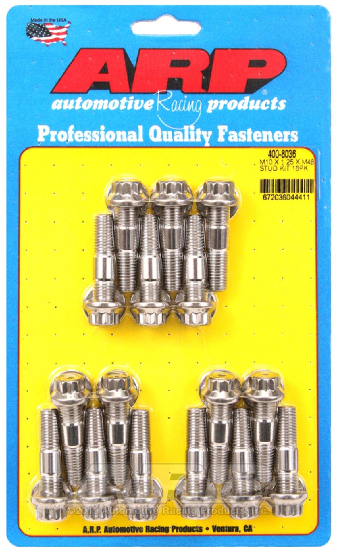 Picture of ARP Stainless Steel Accessory Studs Hardware Kits - 400-8036