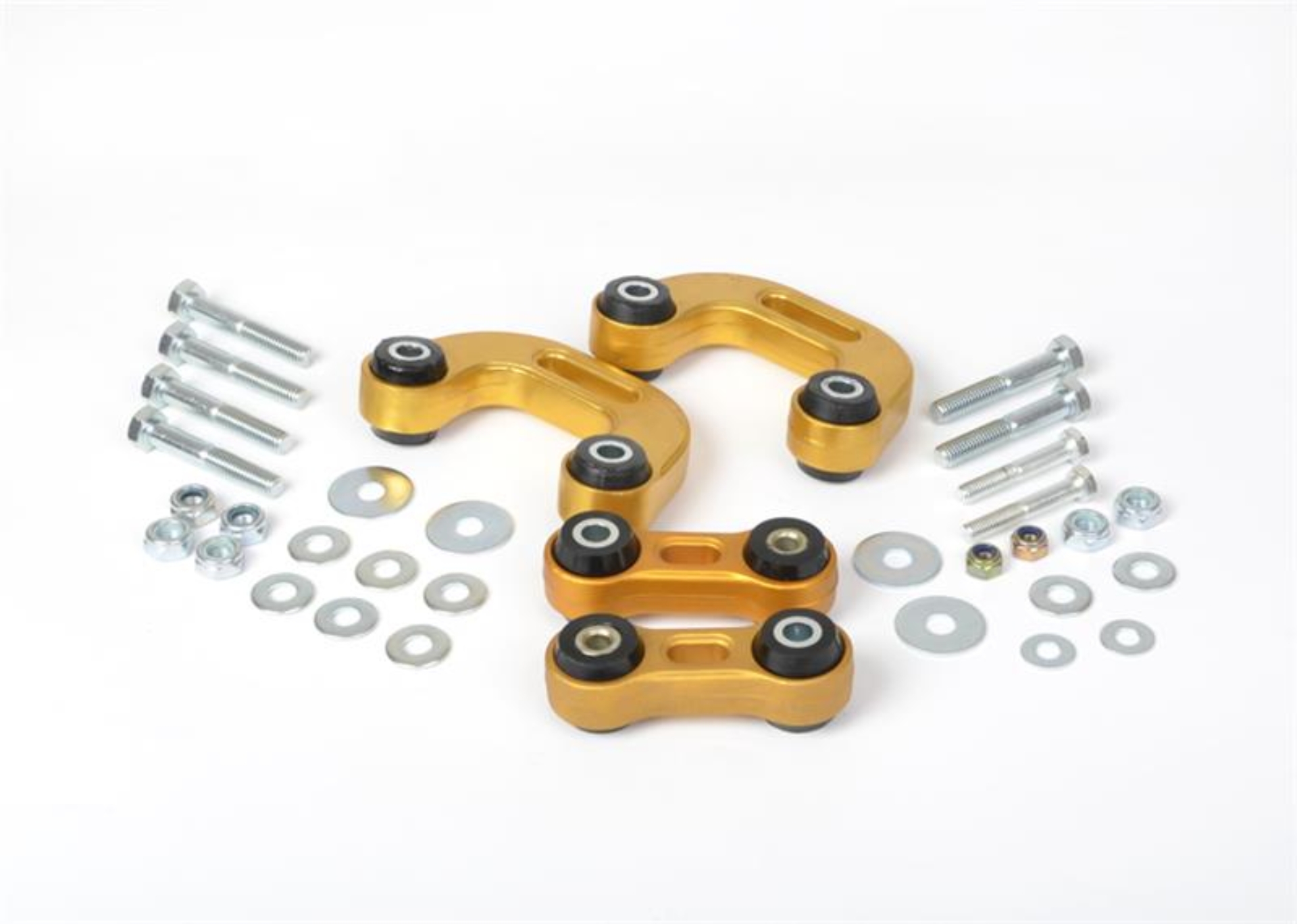 Picture of Whiteline 93-00 & 03-07 Subaru Impreza Non-Turbo Front&Rear Sway bar link conv kit - extra h/d alloy