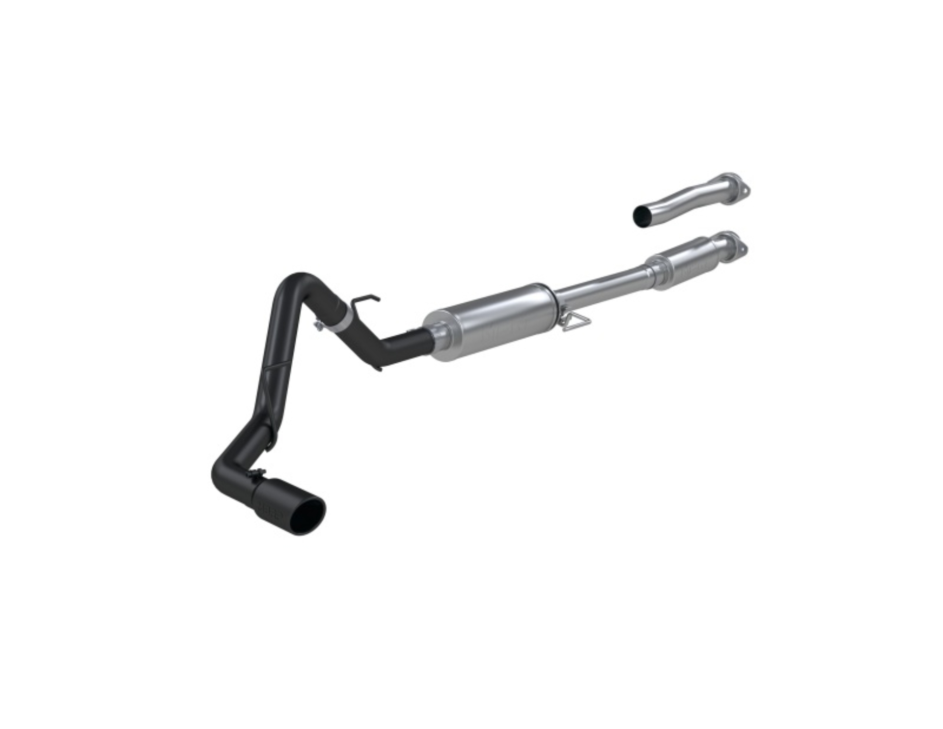 Picture of MBRP 2021+ Ford F-150 2.7L/ 3.5L Ecoboost 5.0L Single Side 3in Black Coated Catback Exhaust