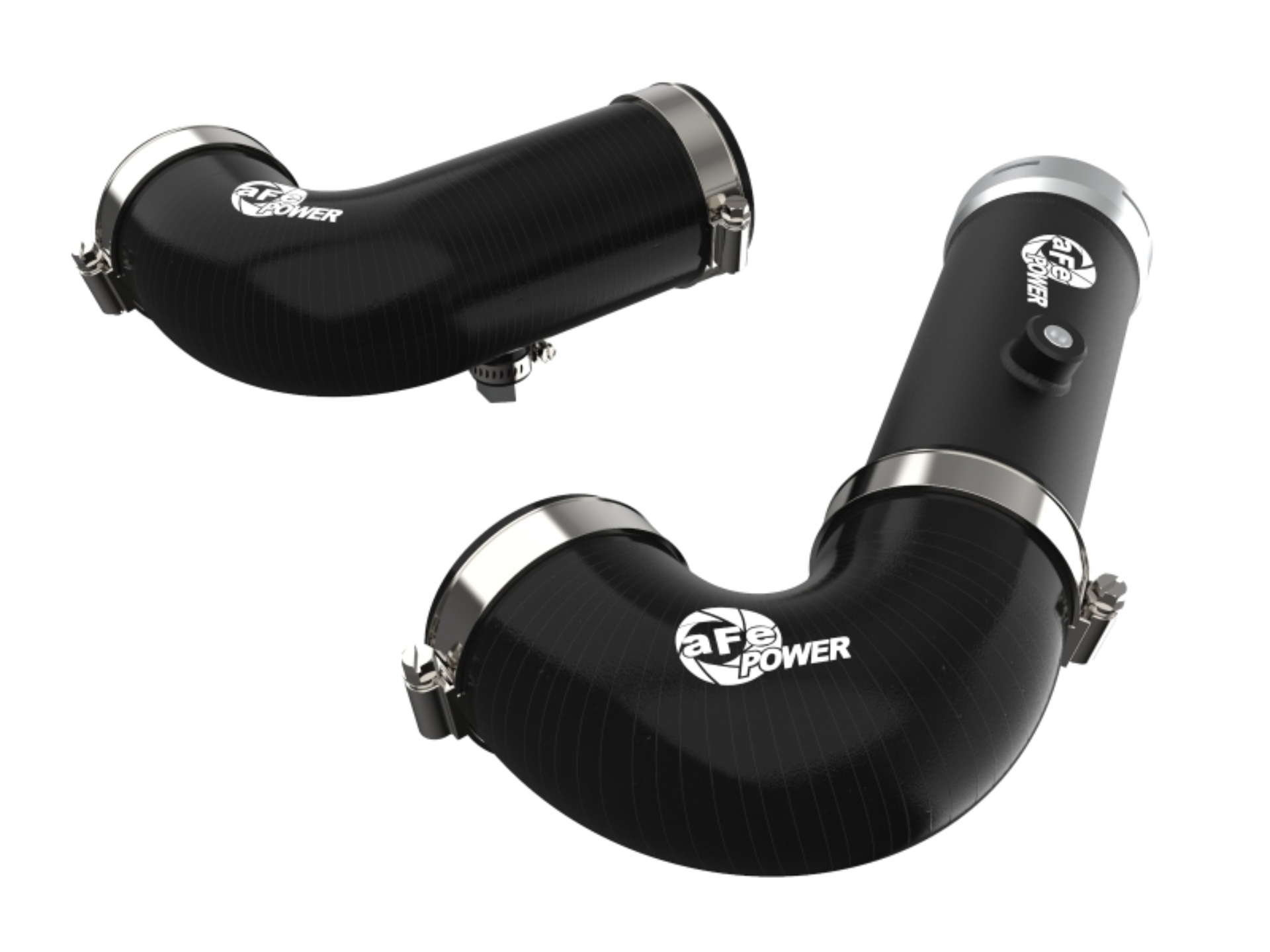 Picture of aFe BladeRunner Intercooler Hot & Cold Side Tubes Combo 20-21 GM Trucks 3.0L (td) - Black
