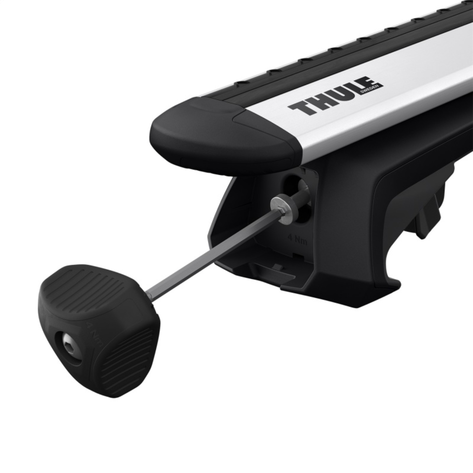 Picture of Thule Evo Raised Rail Load Carrier Feet (Vehicles w/Raised Railings) - Black
