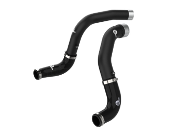 Picture of aFe BladeRunner Black 3in Intercooler Hot & Cold Side Pipe Kit 20-21 Jeep Wrangler V6-3.0L (td)