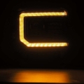 Picture of AlphaRex 14-18 GMC Sierra PRO-Series Proj Headlights Plank Alpha Blk w/Activ Light/Seq Signal/DRL