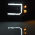 Picture of AlphaRex 14-18 GMC Sierra NOVA LED Proj Headlights Plank Style Black w/Activ Light/Seq Signal/DRL