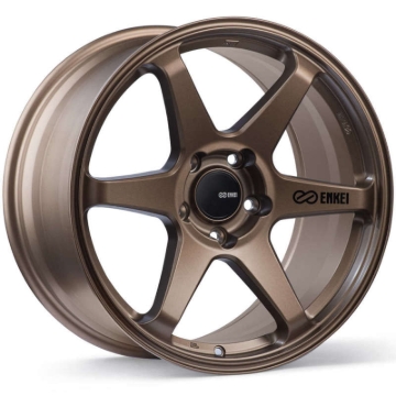 Picture of Enkei T6R 17x9 40mm Offset 5x114.3 Bolt Pattern 72.6 Bore Matte Bronze Wheel