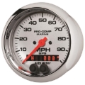 Picture of Autometer Marine Chrome 3-3/8in 100MPH GPS Speedometer Gauge