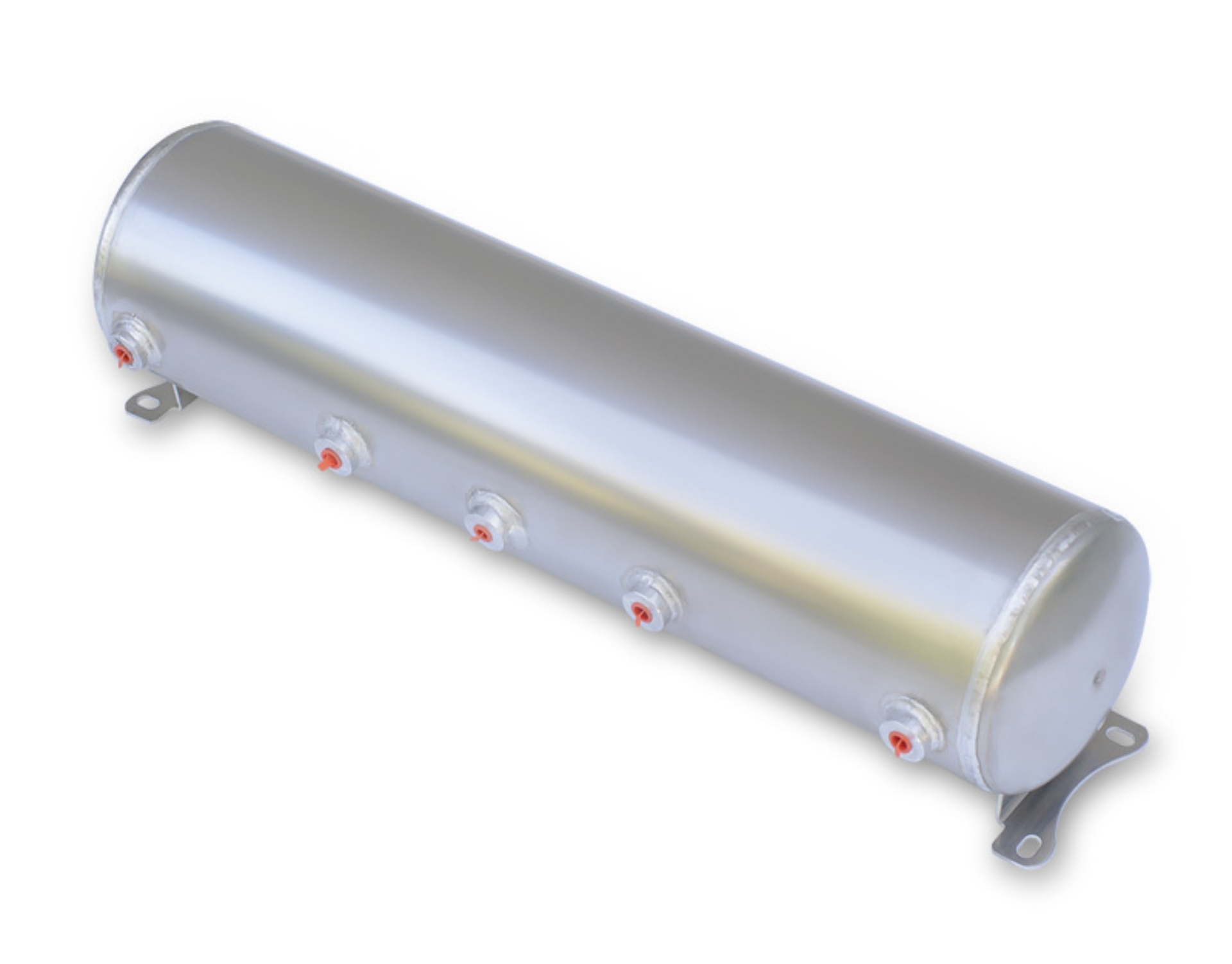 Picture of Ridetech Air Tank 5 Gallon Aluminum w/ 5- 1/4in Ports and 1-1/8in Port