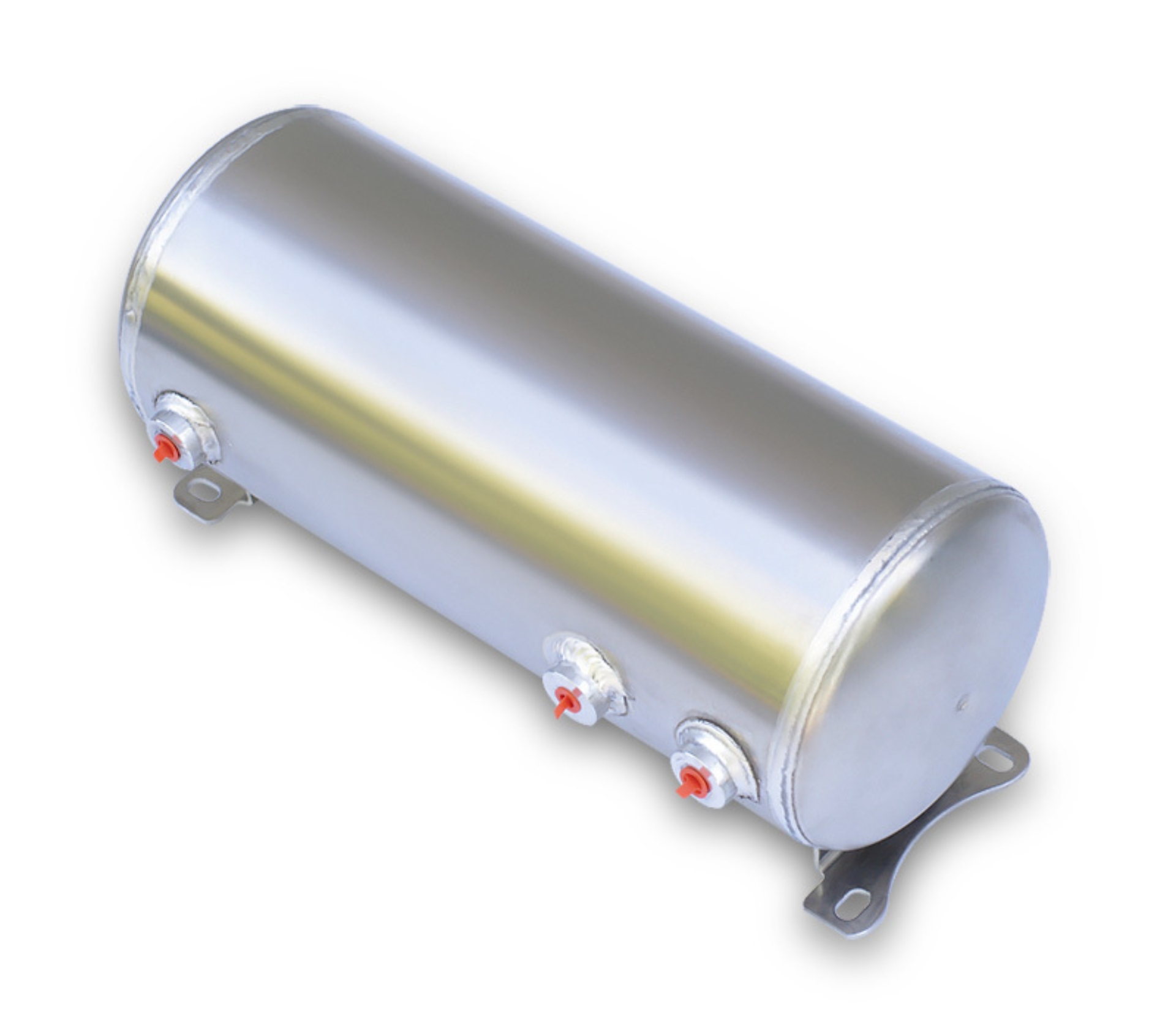 Picture of Ridetech Air Tank 3 Gallon Aluminum w/ 2- 1/4in Ports and 1- 1/8in Port