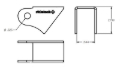 Picture of Ridetech Tri Link Frame Rod End Bracket 1-3/4in Wide
