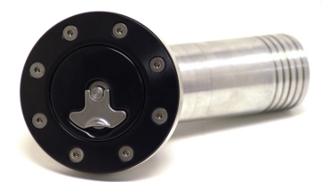 Picture of Ridetech 67-68 Camaro Locking Gas Cap (Black Anodized)