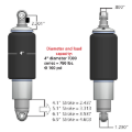 Picture of Ridetech RID HQ Air Shock Kits Rear Air Suspension Kits - 21140701
