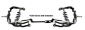 Picture of Ridetech 68-79 Chevy C3 Corvette Front TruTurn System (Pin Spindle)