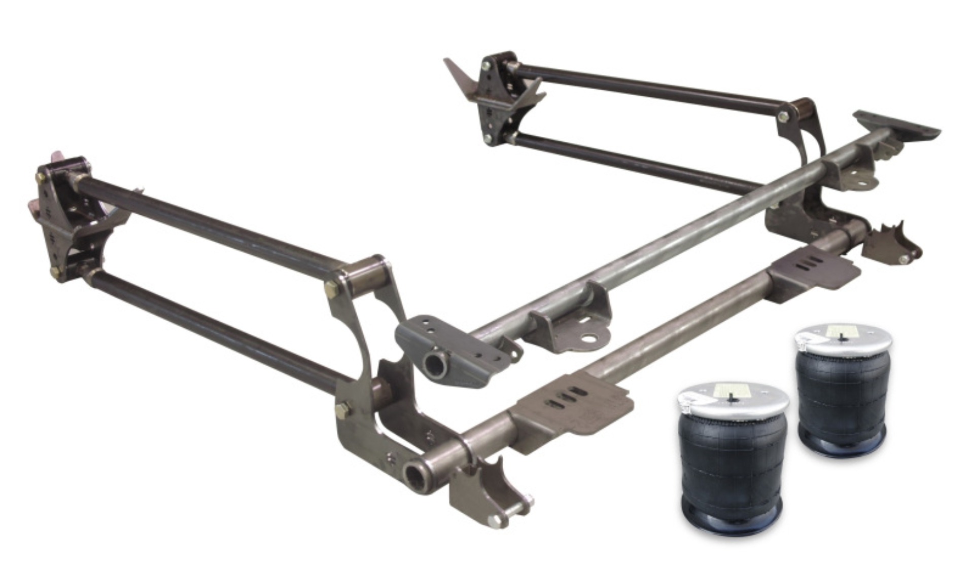 Picture of Ridetech Parallel 4-Link System Weld-in 4 Link Kit for 3/4 and 1 Ton Trucks Black Powdercoat