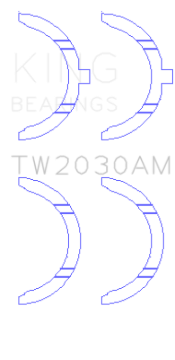 Picture of King Engine Bearings KING Thrust Washers - TW2030AM